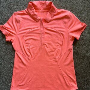 Lululemon Women's Quick-Dry Short-Sleeve Polo Shirt in Size 6 (PLEASE SEE MEASUR